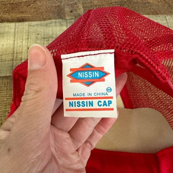 Vintage Foam Trucker Hat Please Don't Touch Old Fragile Grumpy in Red Snapback - Picture 4 of 7